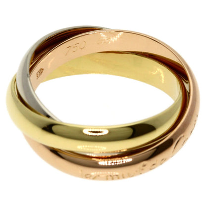 Cartier Trinity 53 Ring 18k Yellow Gold 18k Pink White — view 3