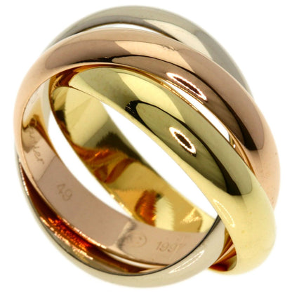 Cartier Trinity 49 Ring 18k Yellow Gold 18k Pink White