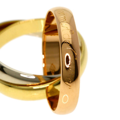 Cartier Trinity 49 Ring 18k Yellow Gold 18k Pink White — view 6