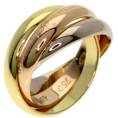 Cartier Trinity 48 Ring 18k Yellow Gold 18k Pink White — view 2