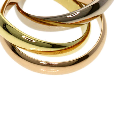 Cartier Trinity 48 Ring 18k Yellow Gold 18k Pink White — view 5
