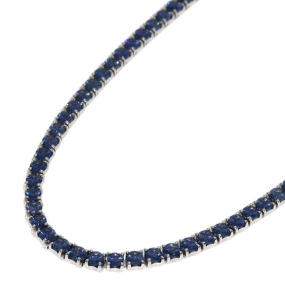 Cartier Essential Line Sapphire Necklace 18k White Gold