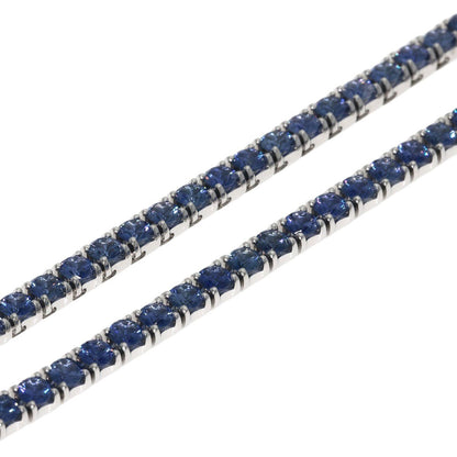 Cartier Essential Line Sapphire Necklace 18k White Gold — view 2