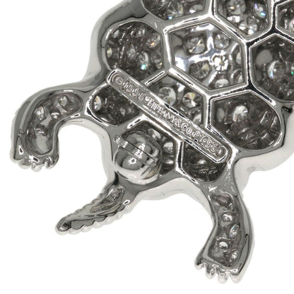Tiffany & Co Turtle Camo Thief Diamond Saffiano Brooch — view 4