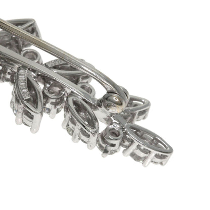 Tiffany & Co Leaf Motif Diamond Brooch PT — view 6