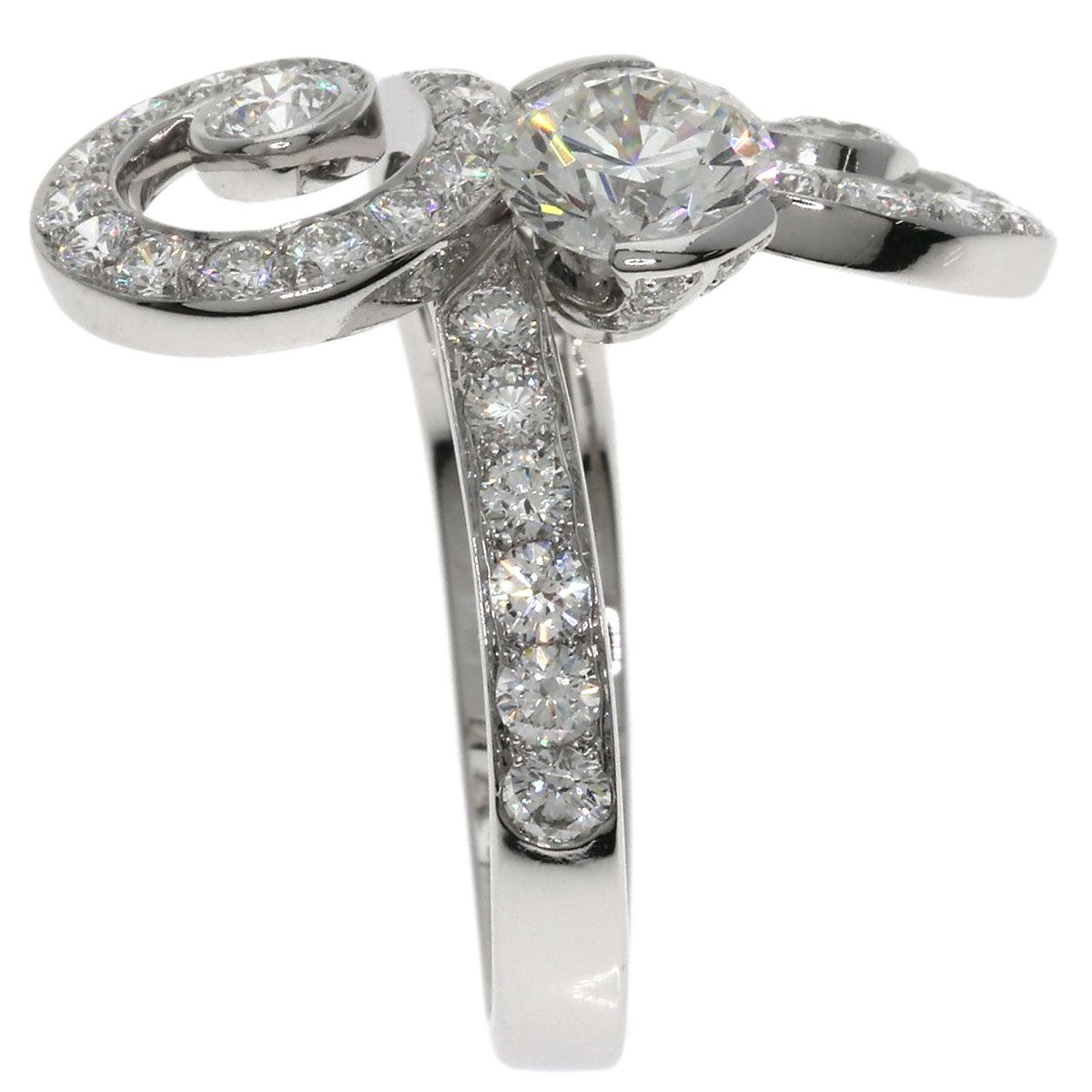 Cartier Sarah Diamond Ring 18k White Gold — view 3