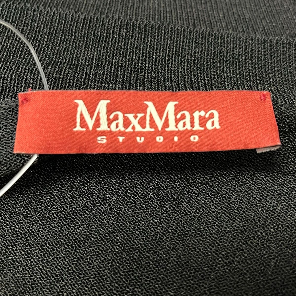 Max Mara Studio Cardigan Black Long Sleeve — view 3