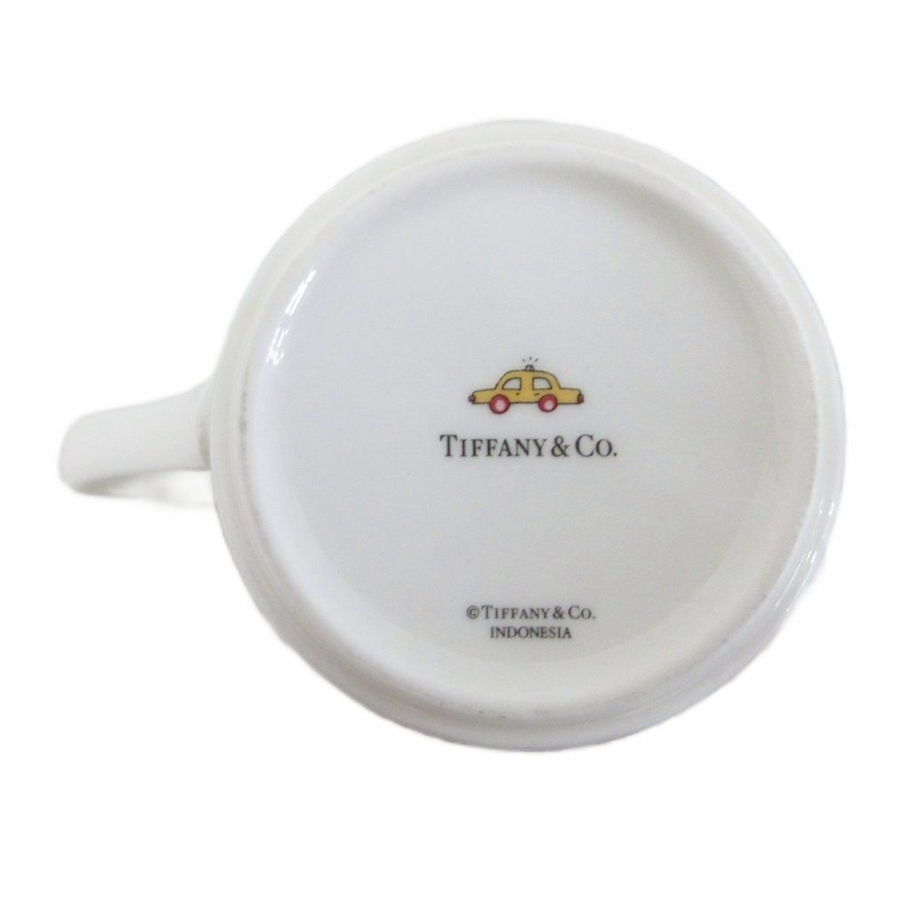 Tiffany & Co Avenue Cup Set Pair Cup Tea Cup Coffee Cup Mug Set of 2 White — view 5