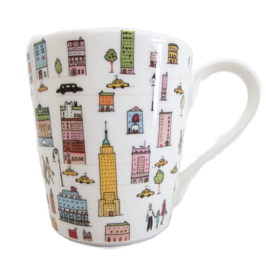 Tiffany & Co Avenue Cup Set Pair Cup Tea Cup Coffee Cup Mug Set of 2 White — view 4