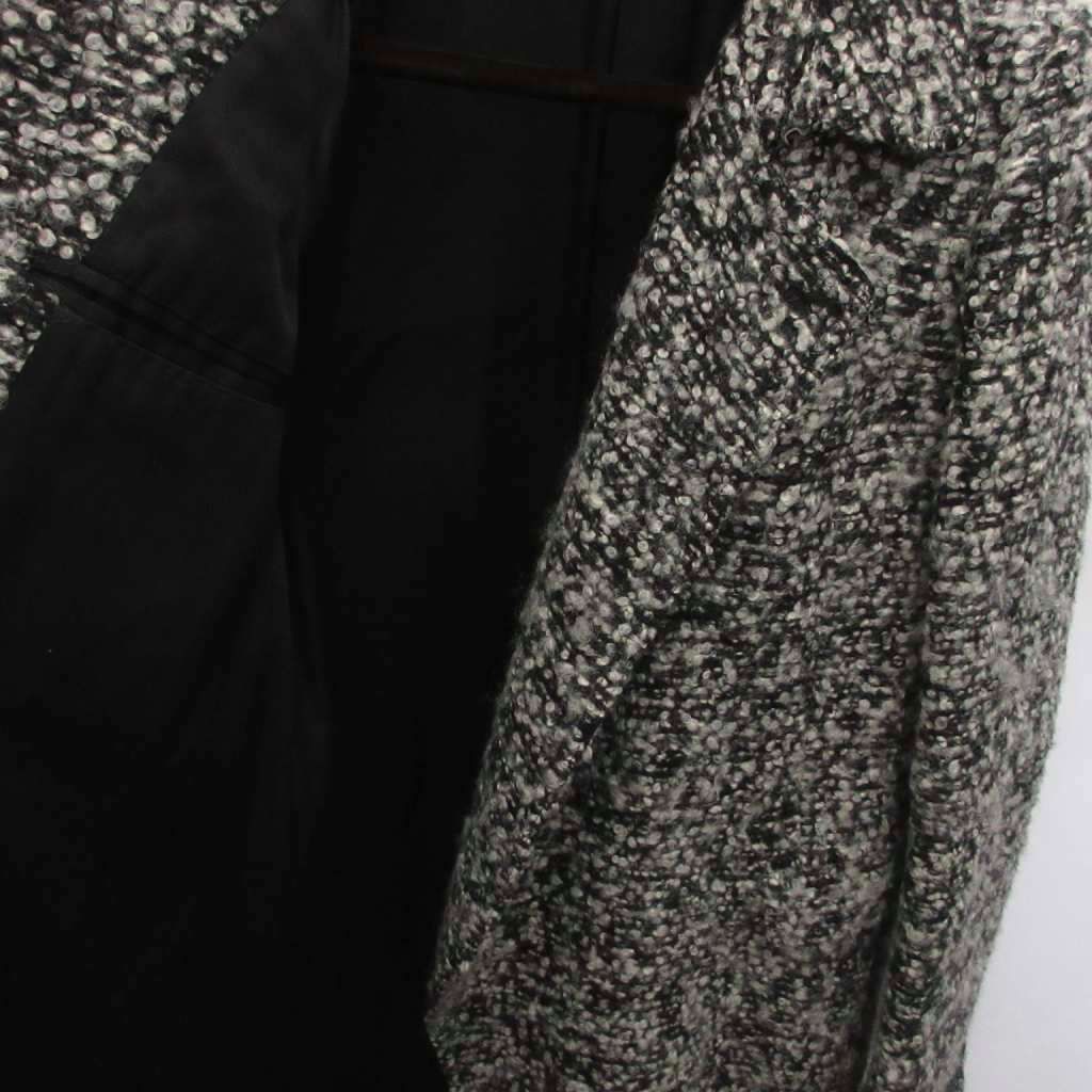 Dior Homme Collection Piece Mixed Tweed Cles Wrap Coat Star Long Length Mohair — view 7