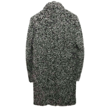 Dior Homme Collection Piece Mixed Tweed Cles Wrap Coat Star Long Length Mohair — view 3
