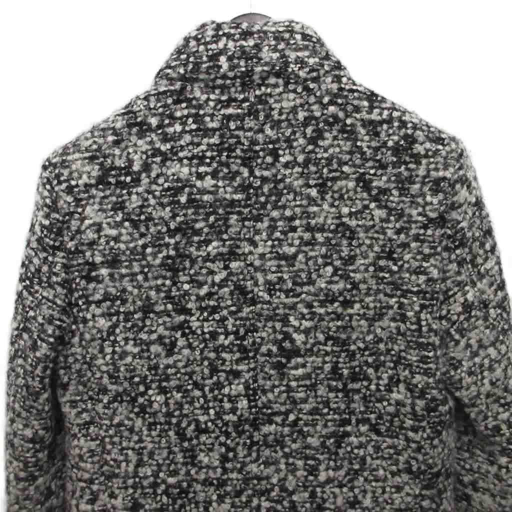 Dior Homme Collection Piece Mixed Tweed Cles Wrap Coat Star Long Length Mohair — view 6