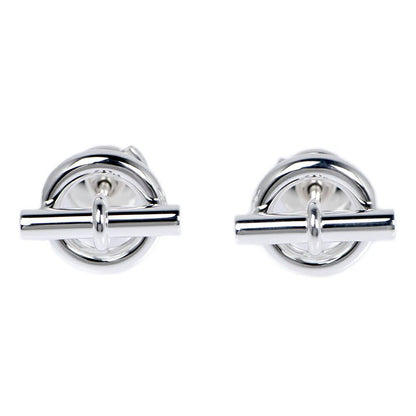 Hermes Earrings Mini Chaine D'ancre Silver