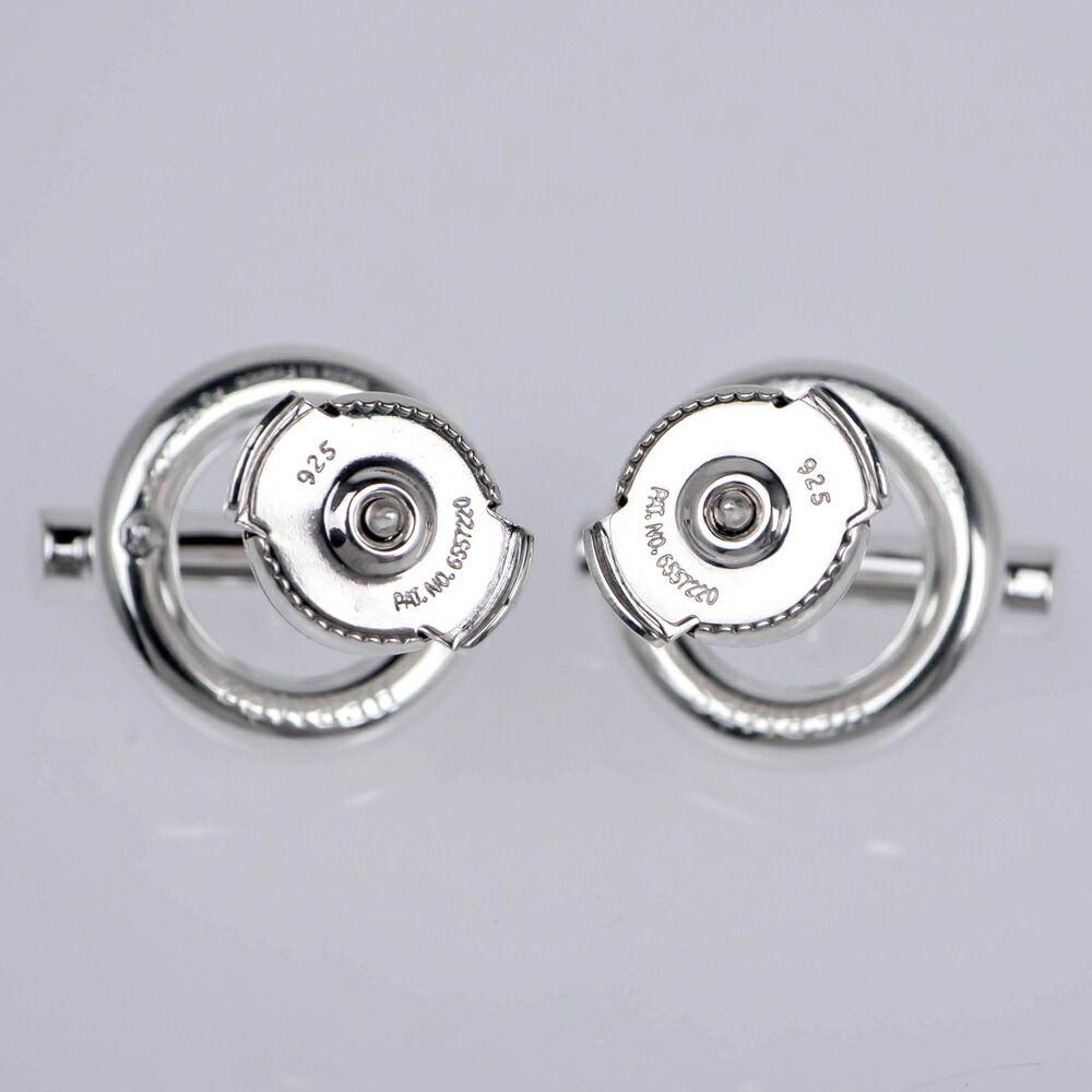 Hermes Earrings Mini Chaine D'ancre Silver — view 7