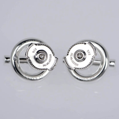 Hermes Earrings Mini Chaine D'ancre Silver — view 7