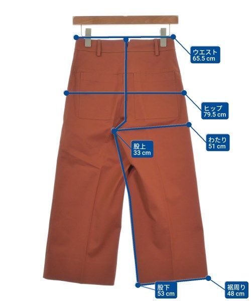 Hermes Cropped Pants Orange — view 9