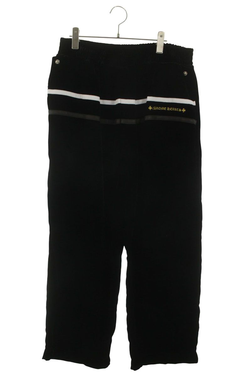 Chrome Hearts Velvet Tracksuit Pants Logo Embroidered Velour Track Long XL