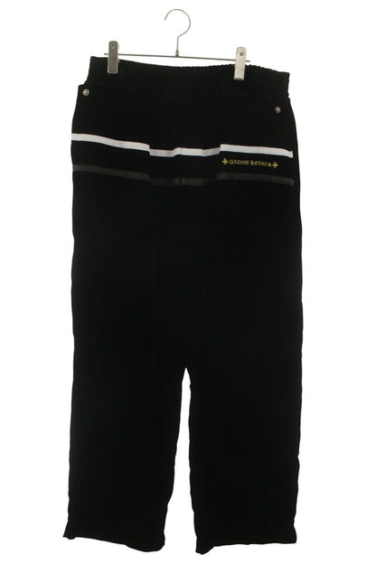 Chrome Hearts Velvet Tracksuit Pants Logo Embroidered Velour Track Long XL
