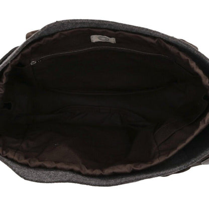 Hermes Sac de Panthere Je Gourme 2-Way Asier Wool Polyamide Leather Tote — view 3