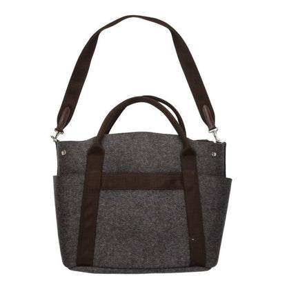 Hermes Sac de Panthere Je Gourme 2-Way Asier Wool Polyamide Leather Tote — view 2