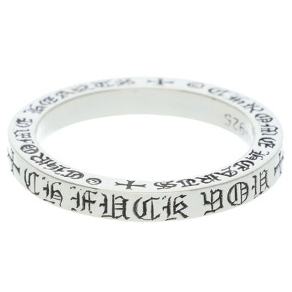 Chrome Hearts mm Spacer Fuckyou Silver Ring