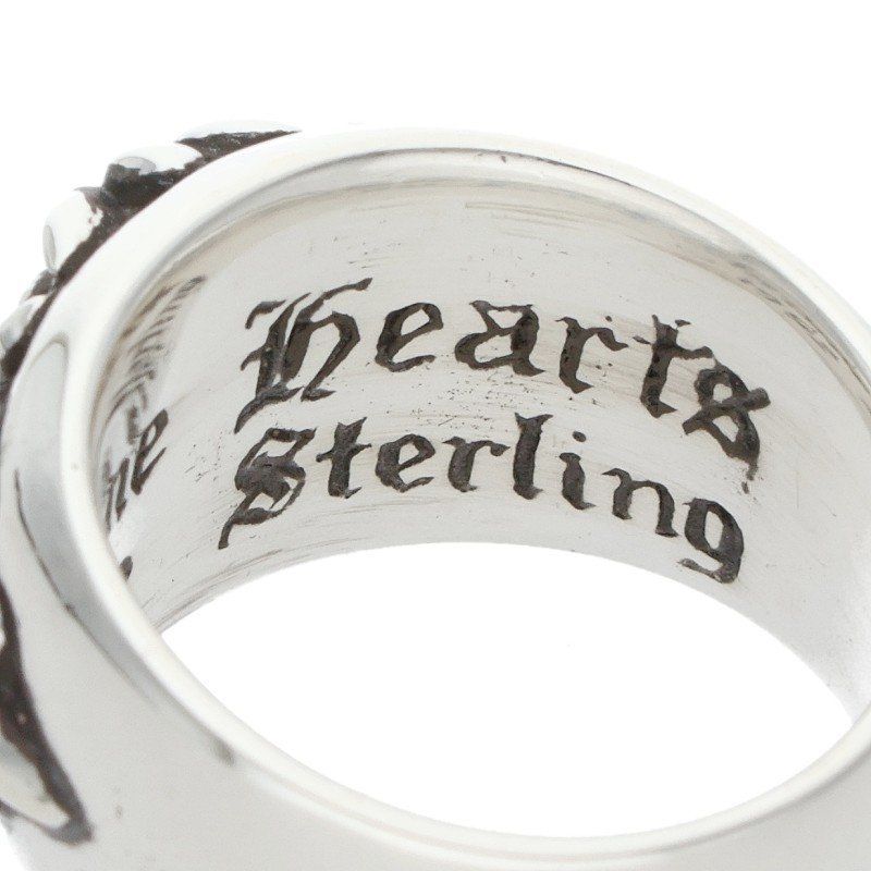 Chrome Hearts Flrl Crs Floral Cross Silver Ring — view 4