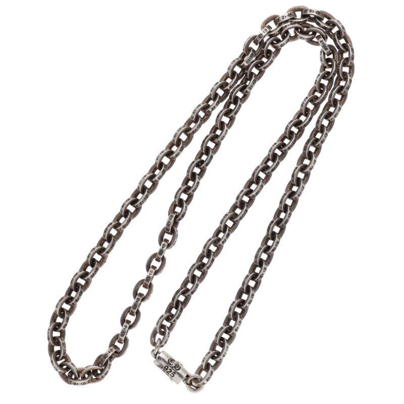 Chrome Hearts Paper Chain 18 Silver Necklace — view 2