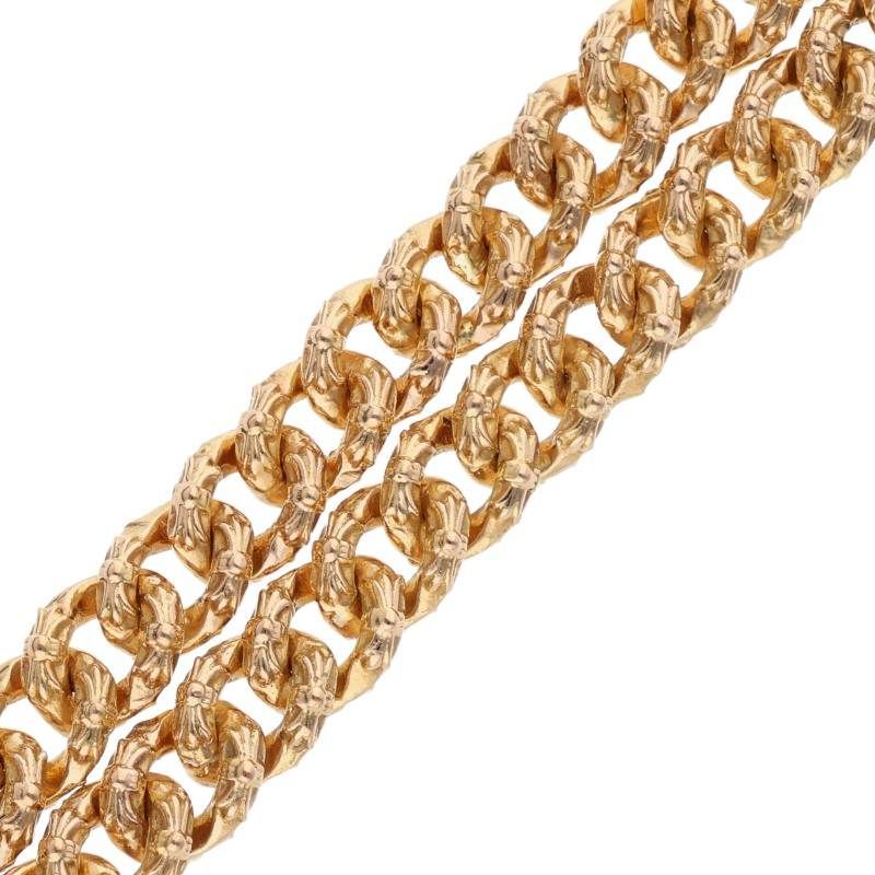 Chrome Hearts 22k Fncy Mini Extra Fancy Mini Chain Gold Necklace — view 5