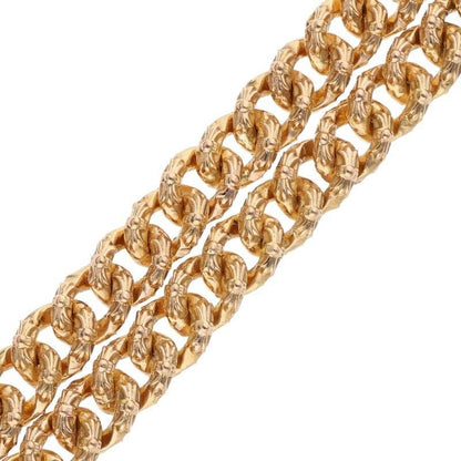 Chrome Hearts 22k Fncy Mini Extra Fancy Mini Chain Gold Necklace — view 5