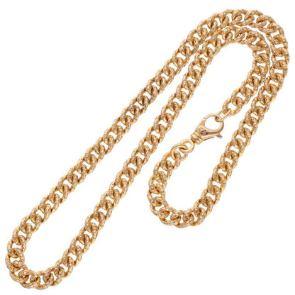 Chrome Hearts 22k Fncy Mini Extra Fancy Mini Chain Gold Necklace — view 2