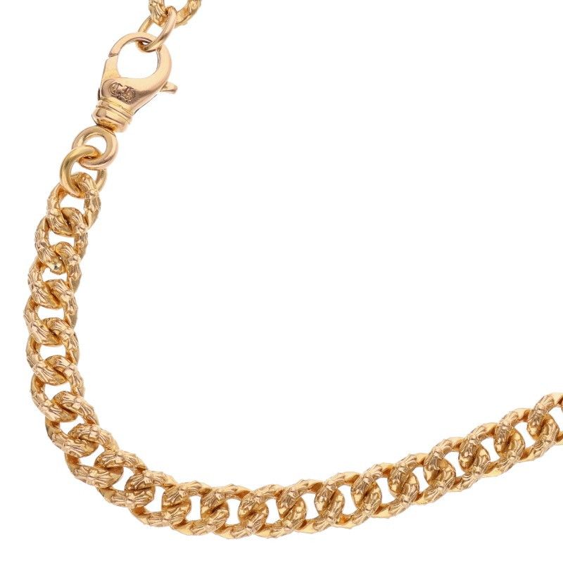 Chrome Hearts 22k Fncy Mini Extra Fancy Mini Chain Gold Necklace