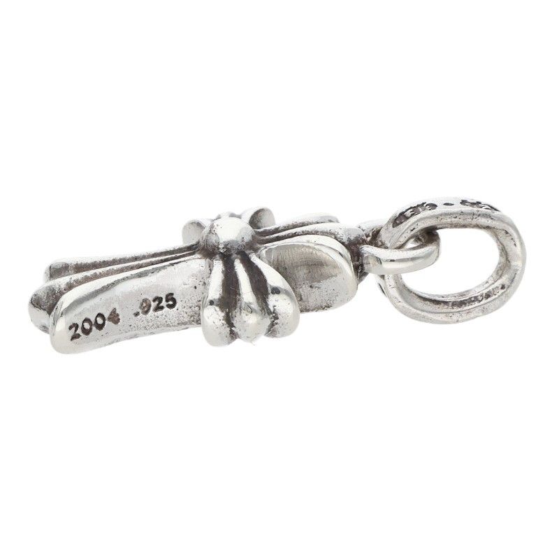 Chrome Hearts Crs Baby Fat Charm Silver Necklace Top — view 4