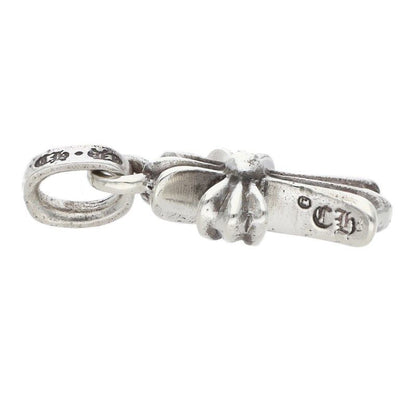 Chrome Hearts Crs Baby Fat Charm Silver Necklace Top — view 3