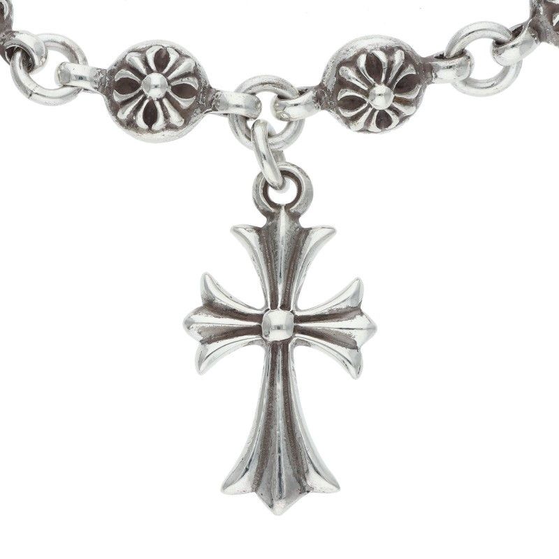 Chrome Hearts No1 Ball 1 Cross CH Silver Bracelet — view 3
