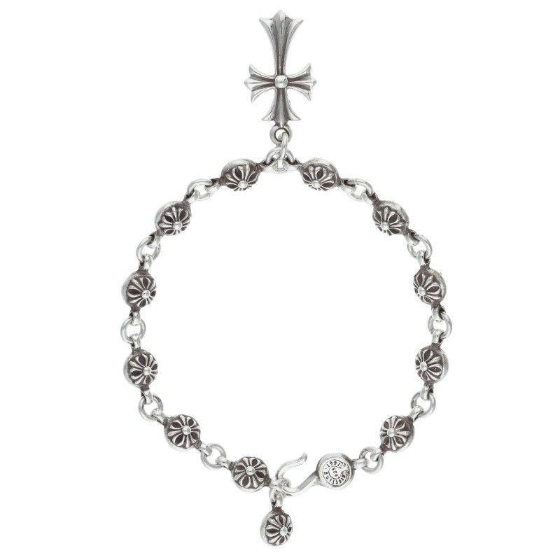 Chrome Hearts No1 Ball 1 Cross CH Silver Bracelet — view 2