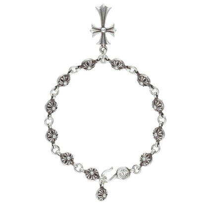 Chrome Hearts No1 Ball 1 Cross CH Silver Bracelet — view 2