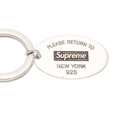 Tiffany & Co Supreme Oval Tag Keyring Tag Silver Key — view 3