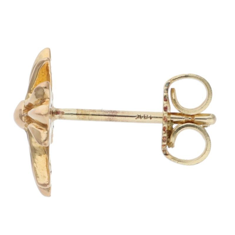 Chrome Hearts 22k No2 CH Crs 22k CH Cross Stud Gold Earrings — view 4