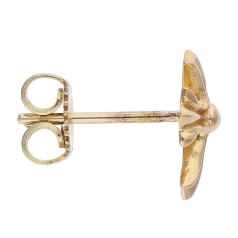 Chrome Hearts 22k No2 CH Crs 22k CH Cross Stud Gold Earrings — view 3