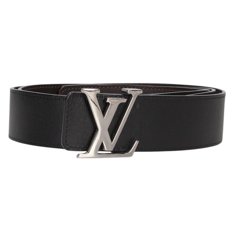 Louis Vuitton Ceinture Logo Buckle Reversible Leather Belt