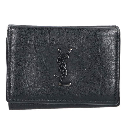 Saint Laurent Paris Cassandra Logo Leather Wallet