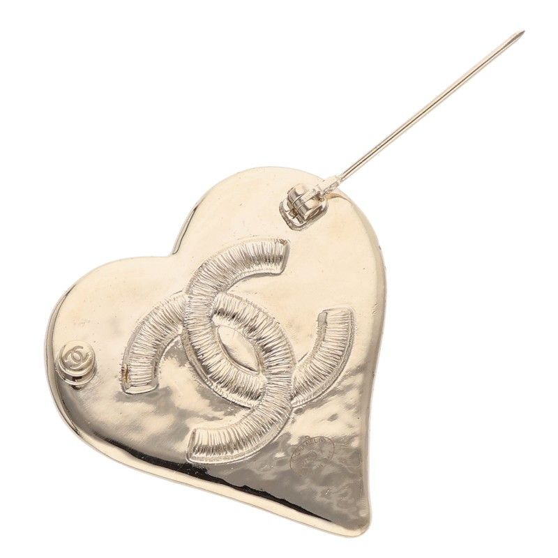 Chanel CC Logo Brooch — view 3