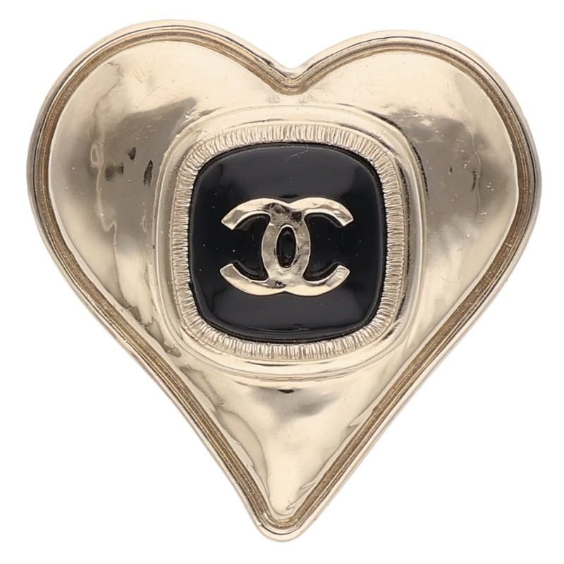 Chanel CC Logo Brooch