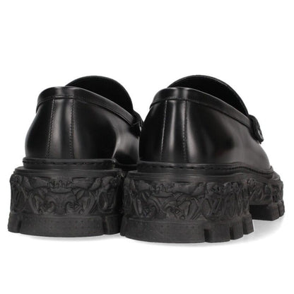 Louis Vuitton Baroque Line LV Logo Buckle Leather Davi Shoes Loafers — view 2