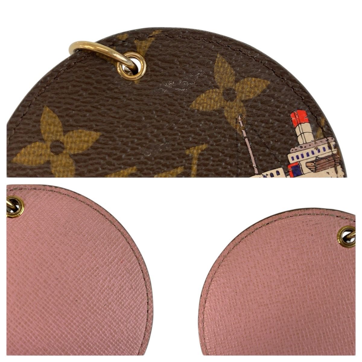 Louis Vuitton Monogram Porte Cles Illustre Evasion Key Holder Bag Charm — view 6
