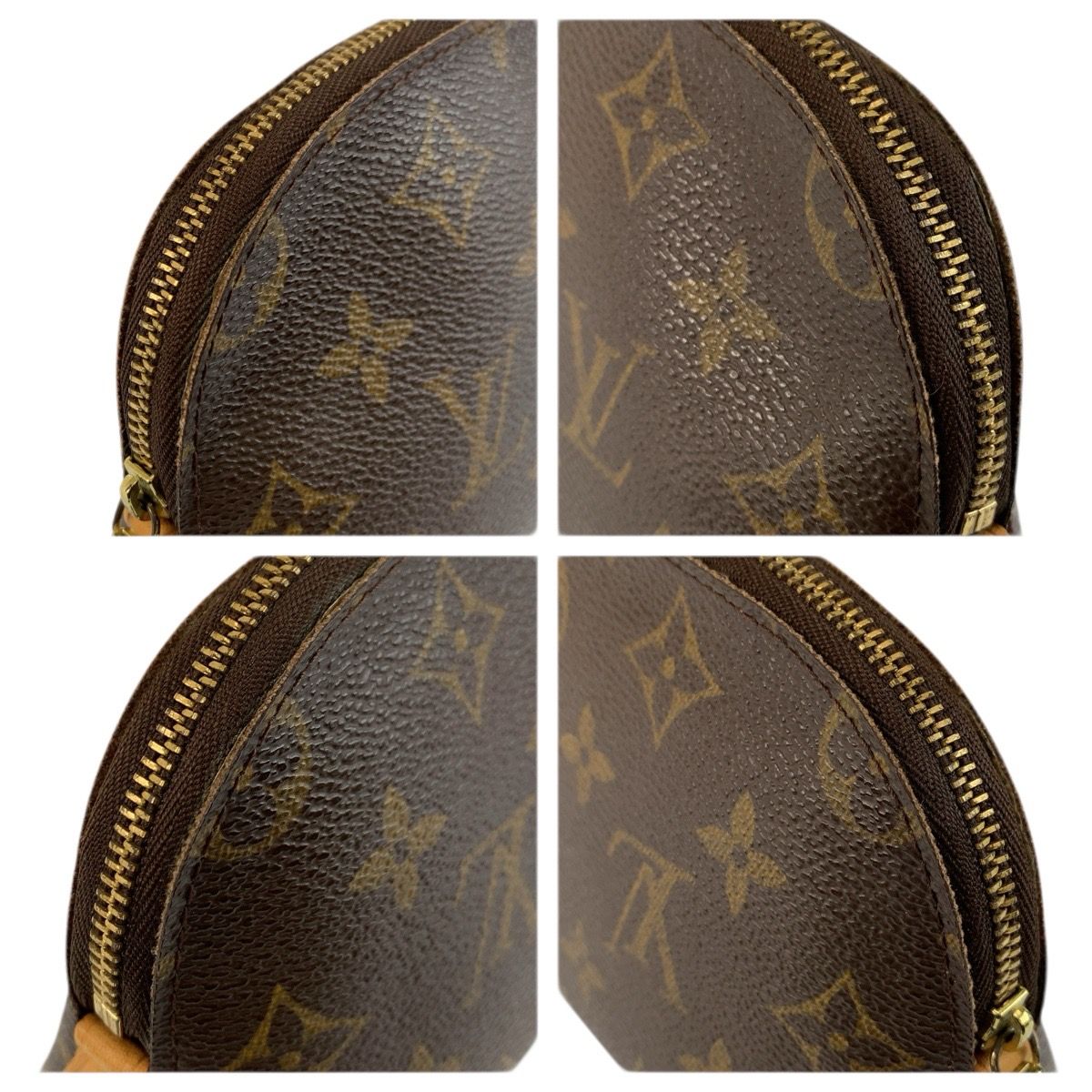 Louis Vuitton Monogram Pochette Cosmetic PM Brown Pouch Makeup — view 6