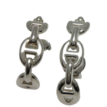 Hermes Earrings Silver