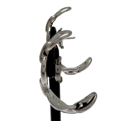 Hermes Earrings Silver — view 3