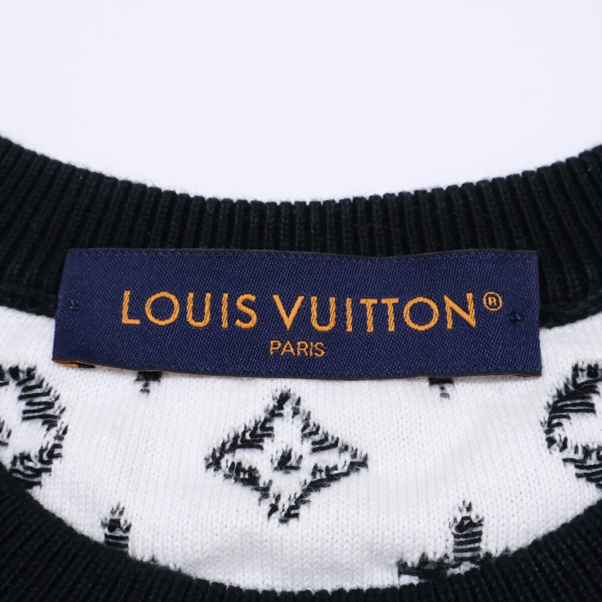 Louis Vuitton Uso Gradient Cotton Crew Neck Knit Sweater XS — view 4
