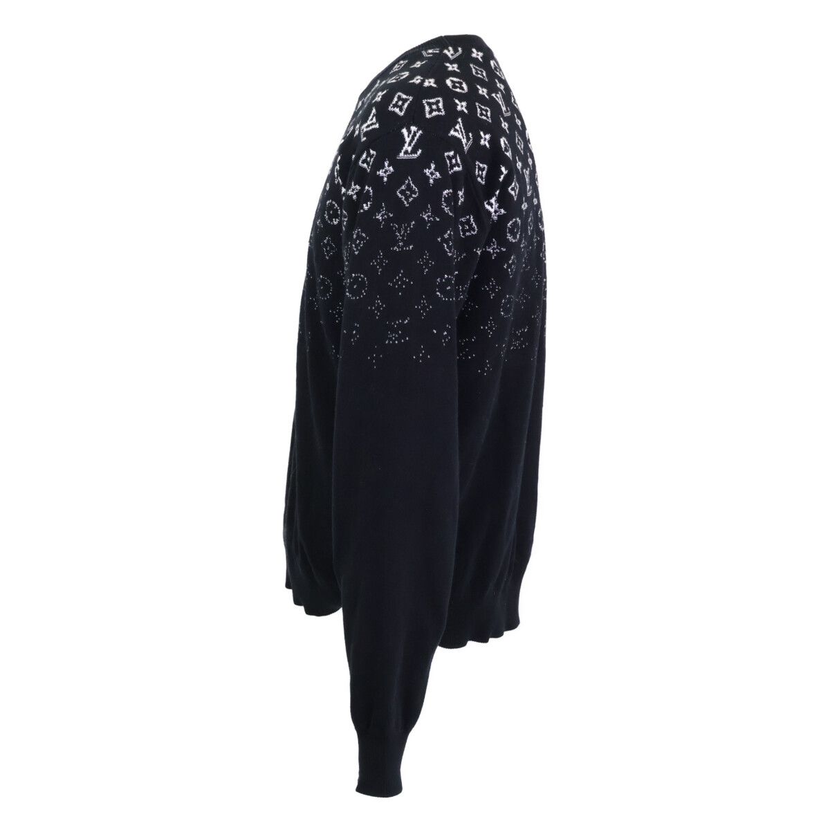 Louis Vuitton Uso Gradient Cotton Crew Neck Knit Sweater XS — view 2